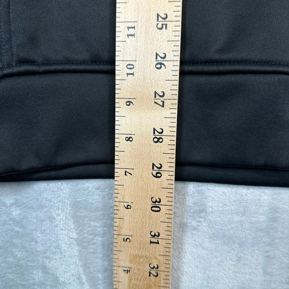 Adidas Full Zip Hoodie Mens XL Black Grey ClimaWarm M64718 Raglan Fleece Jacket